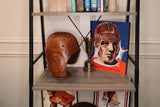 4 Straps Heisman Leather Football Helmet