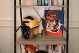 Michigan Wing Leather Football Helmet
