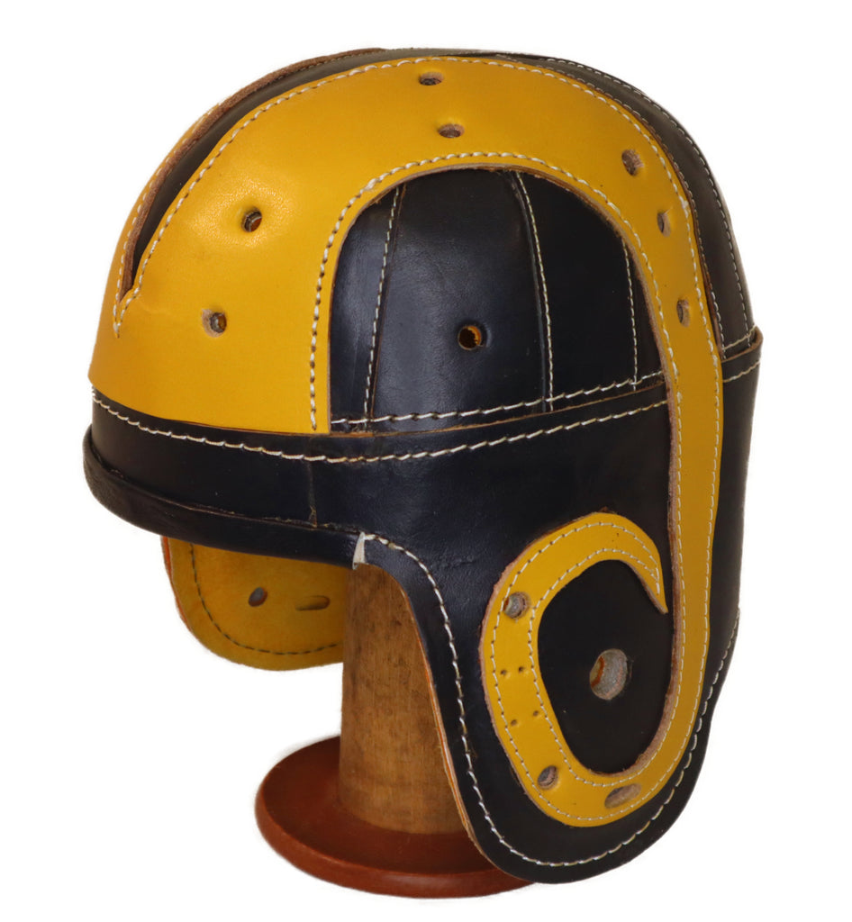1940's LA Rams Leather Football Helmet – Historic Sports 1940's LA Rams Leather Football Helmet – Historic Sports