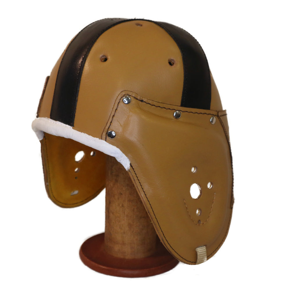 1940-1954 Old Notre Dame Style Leather Helmet – Historic Sports 1940-1954 Old Notre Dame Style Leather Helmet – Historic Sports