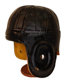 1940 Old Chicago / Tech Black Leather Helmet