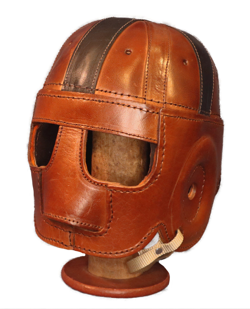 ebay leather football helmet Rare Executioner Face Guard Leather Football Helmet