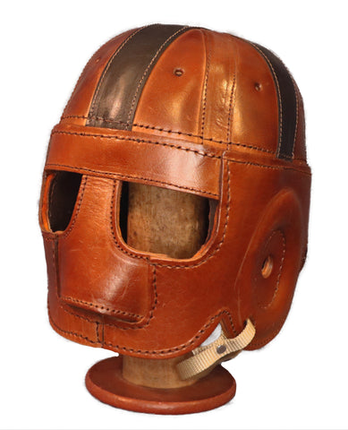 Rare Executioner Face Guard Leather Football Helmet