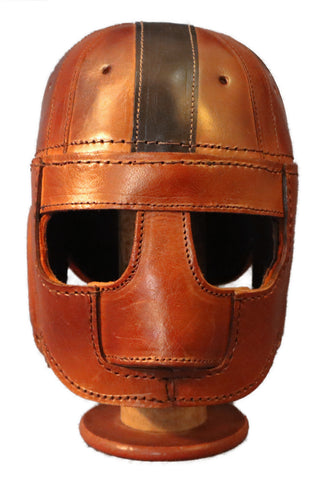Rare Executioner Face Guard Leather Football Helmet – Historic Sports