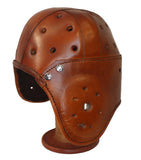 4 Straps Heisman Leather Football Helmet