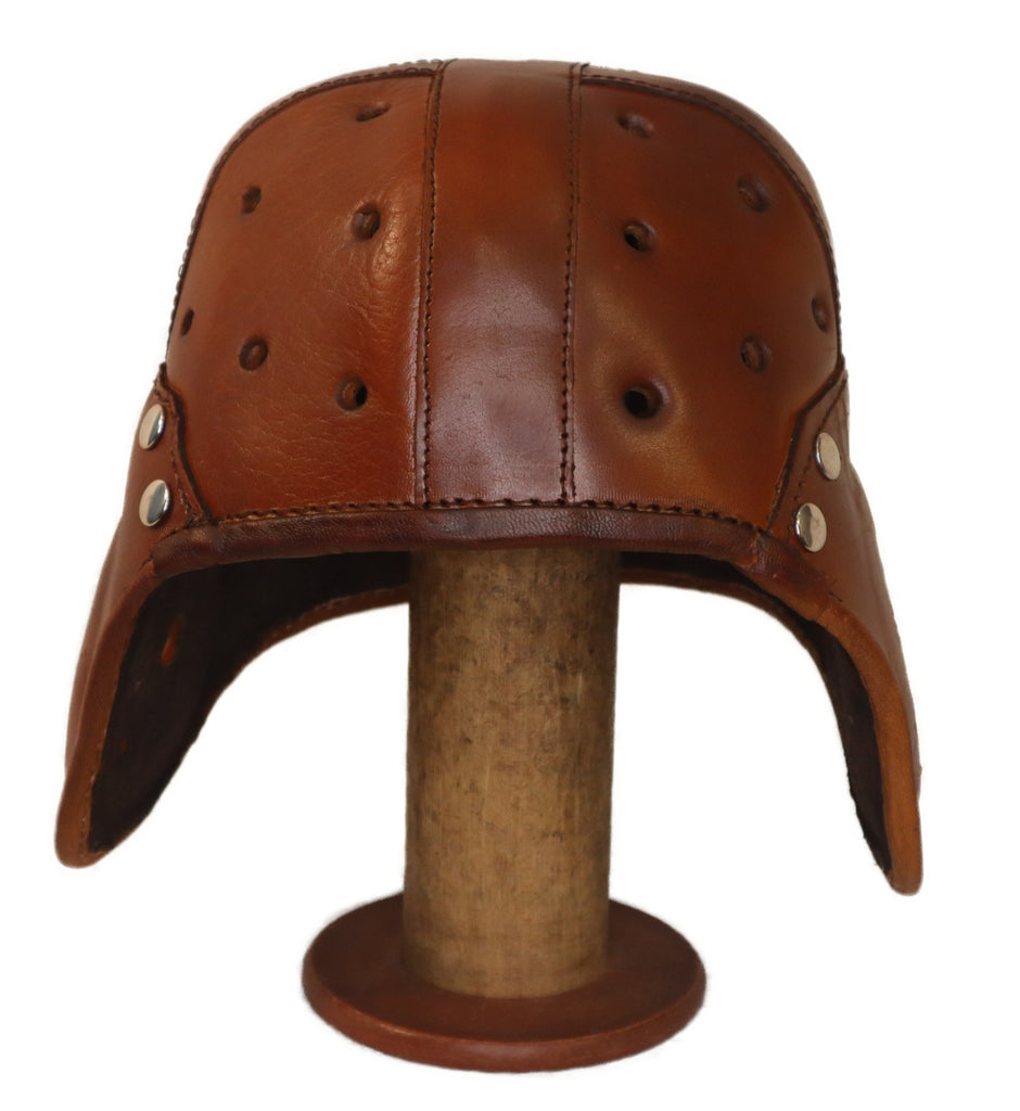 4 Straps Heisman Leather Football Helmet – Historic Sports